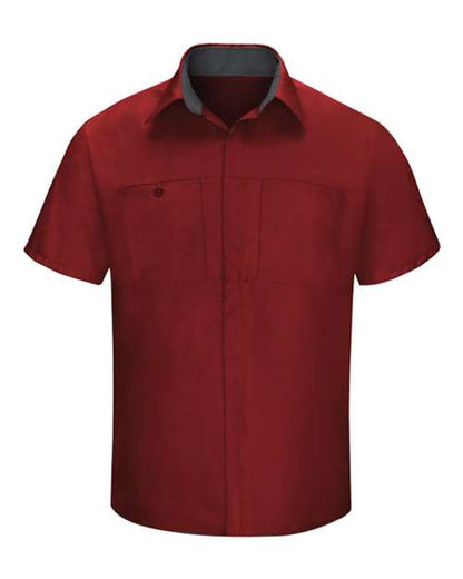 Men's Tall Performance Plus Short Sleeve Shirt with Oilblok Technology