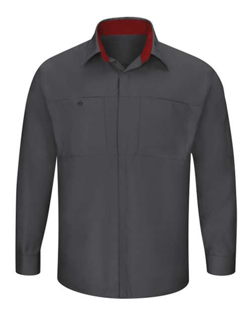 Men's Tall Performance Plus Long Sleeve Shirt with OilBlok Technology