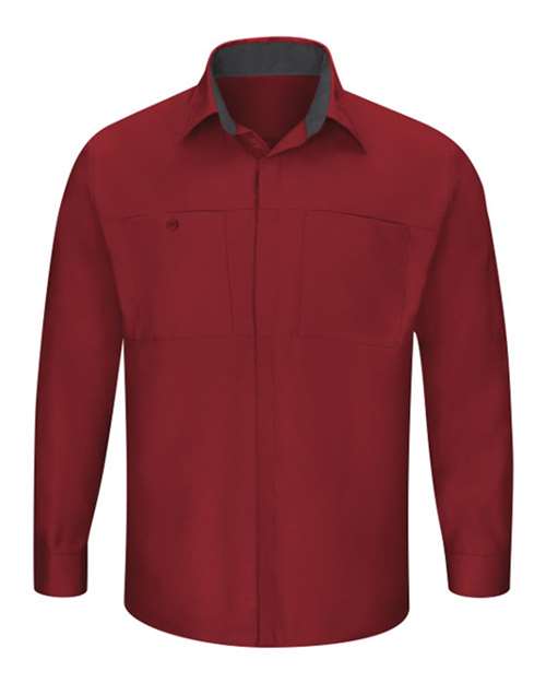 Men's Tall Performance Plus Long Sleeve Shirt with OilBlok Technology