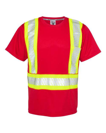 Unisex EV Series® Enhanced Visibility Contrast Pocket T-Shirt