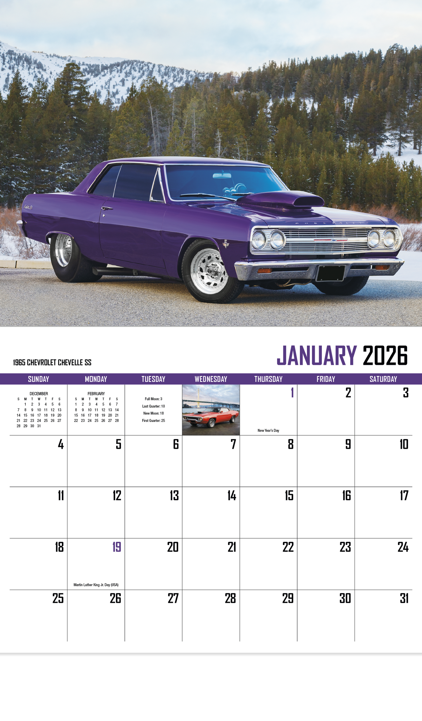 HotLine Products Street Thunder Appointment Calendar  Stapled-801