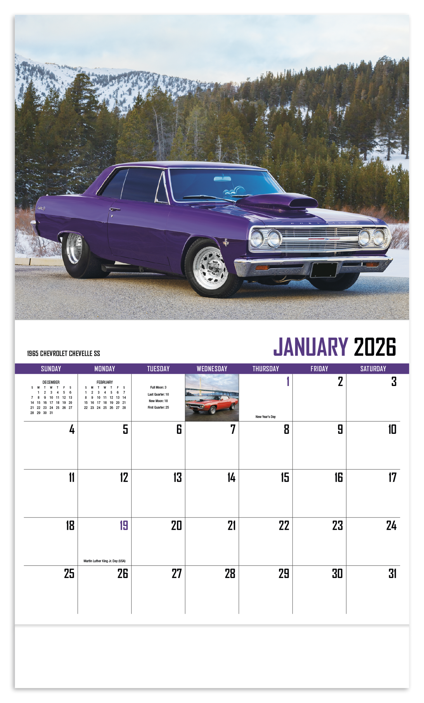 HotLine Products Street Thunder Appointment Calendar  Stapled-801