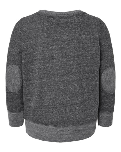 LAT Youth Harborside Mélange French Terry Long Sleeve with Elbow Patches - 2279