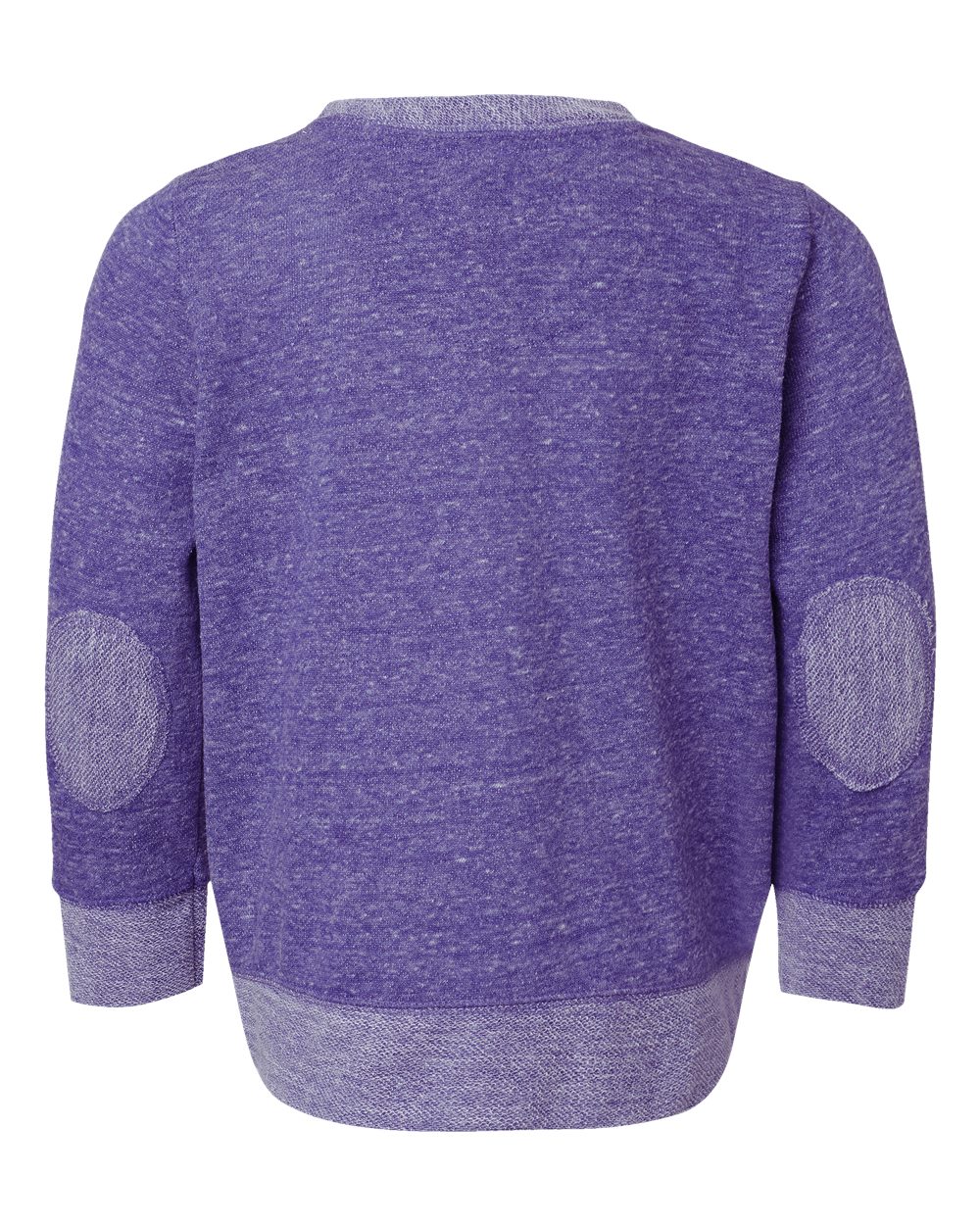 LAT Youth Harborside Mélange French Terry Long Sleeve with Elbow Patches - 2279