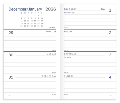 Triumph Calendars Classic Weekly Pocket Planner-8051