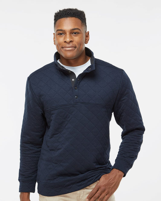 J. America Quilted Snap Pullover - 8890