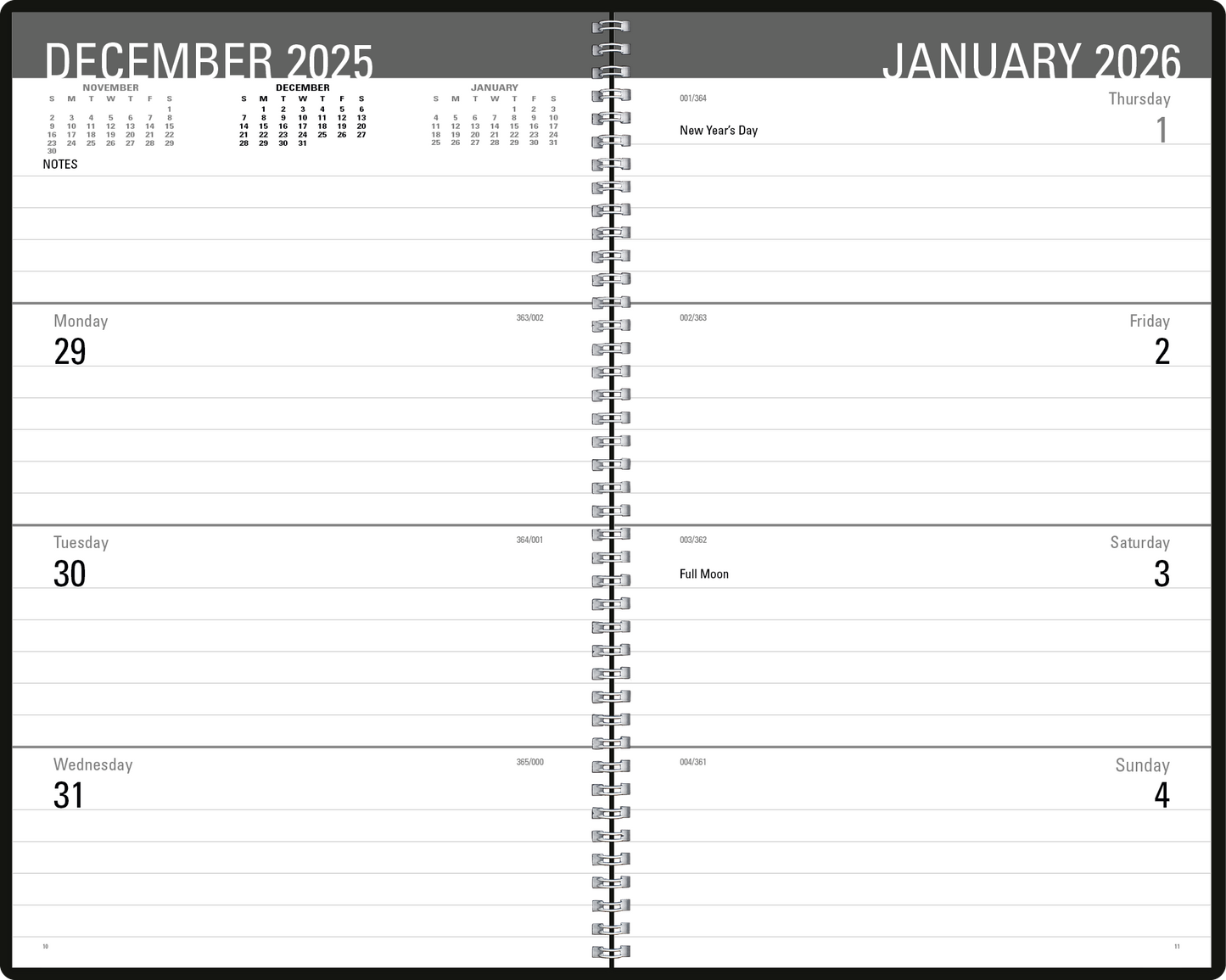 Triumph Calendars Classic Weekly Desk Planner-8103