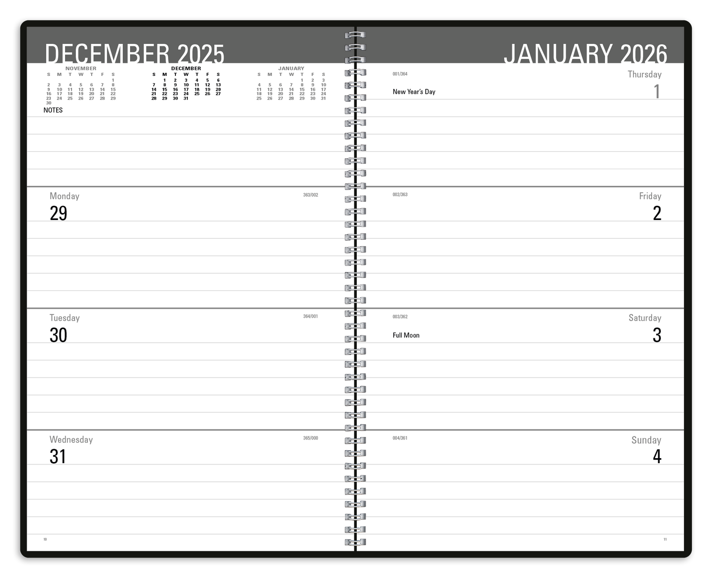 Triumph Calendars Classic Weekly Desk Planner-8103