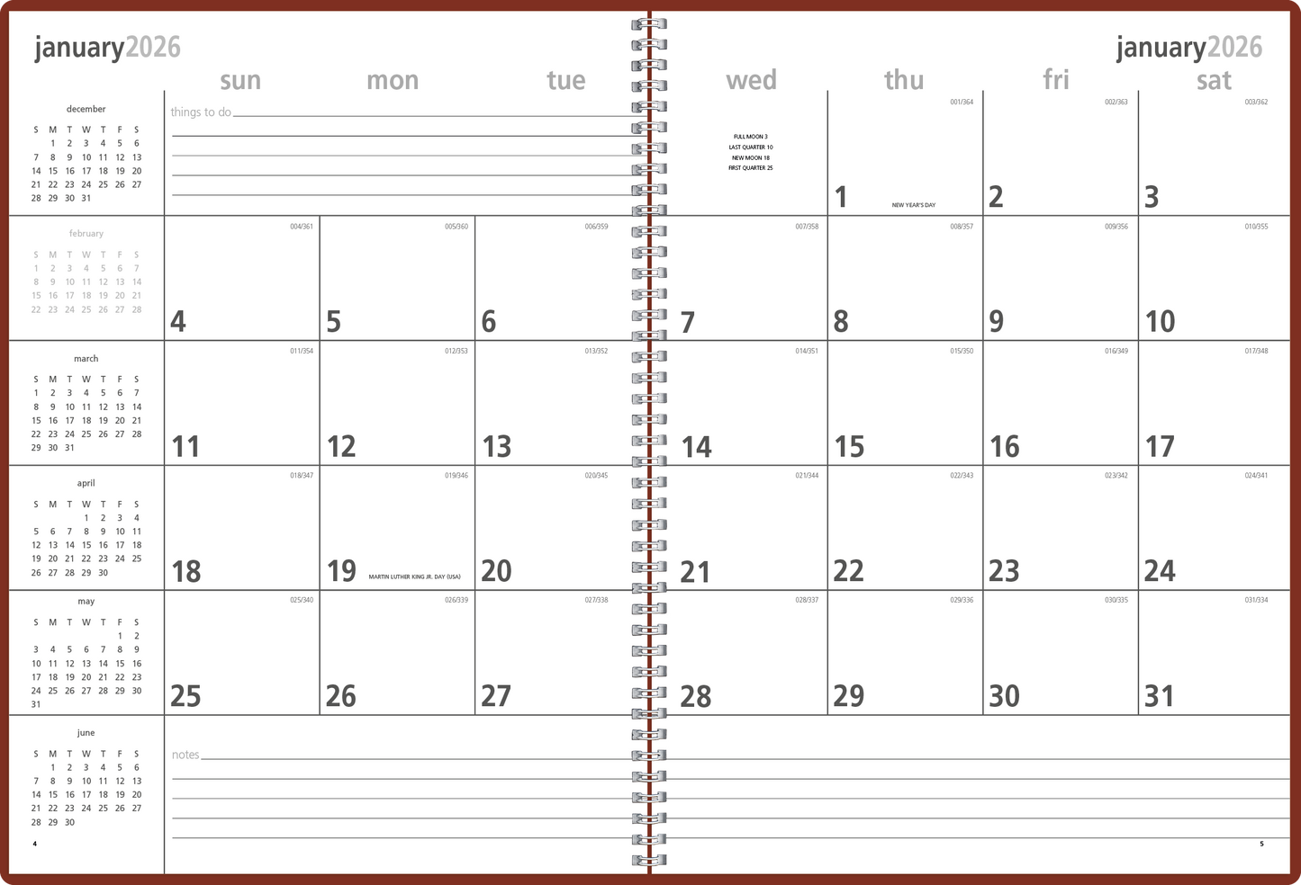 Triumph Calendars Monthly  Weekly Planner-8105