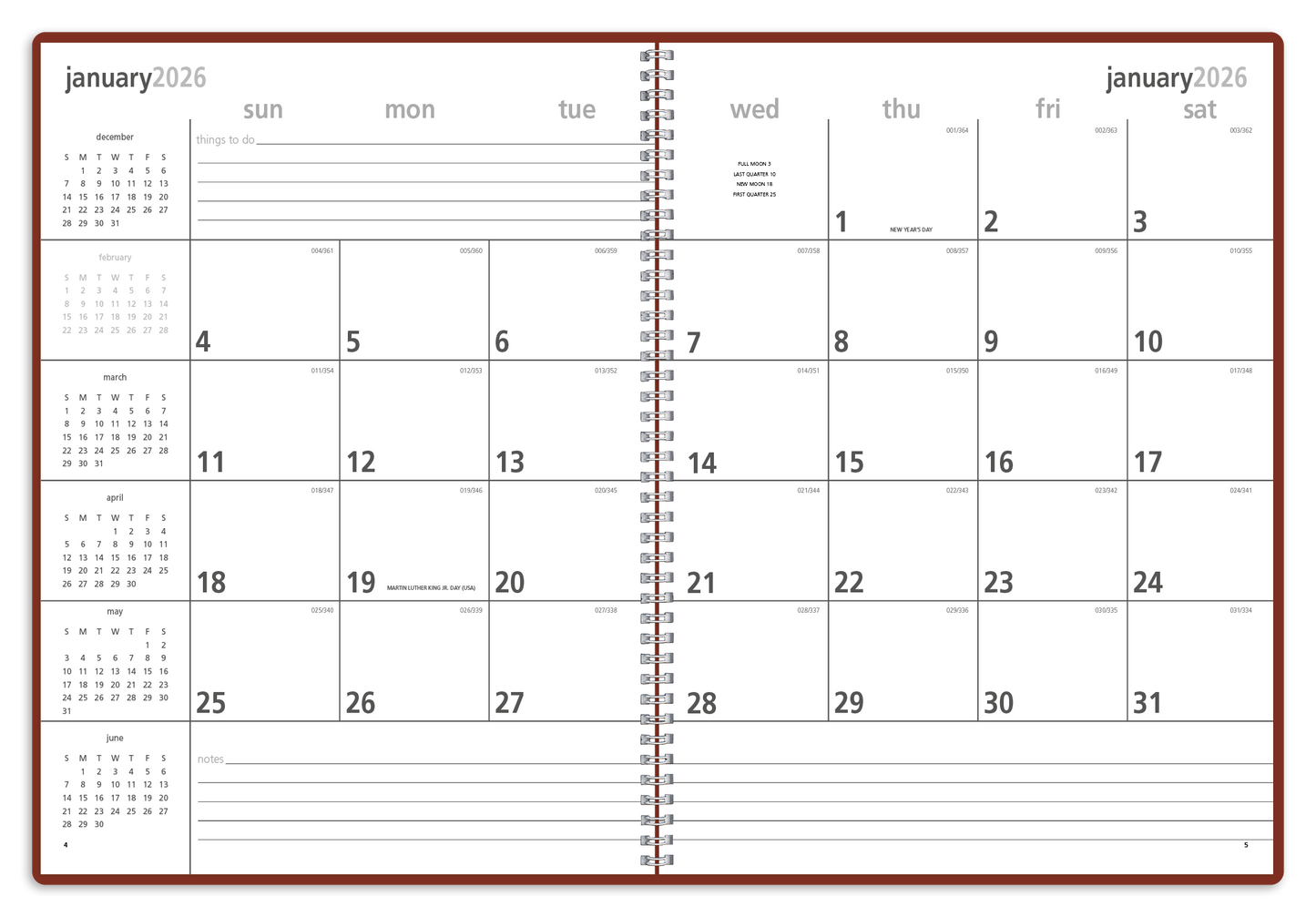 Triumph Calendars Monthly  Weekly Planner-8105