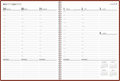 Triumph Calendars Monthly  Weekly Planner-8105