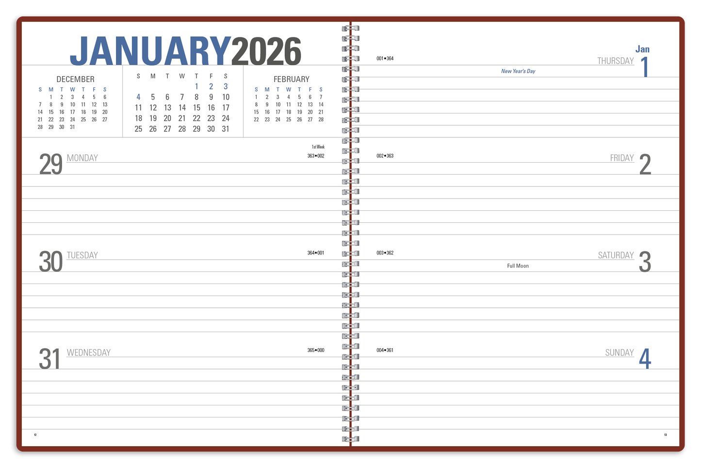 Triumph Calendars Classic Weekly Planner-8125