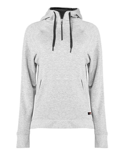 Women's FitFlex French Terry Quarter-Zip Hooded Pullover