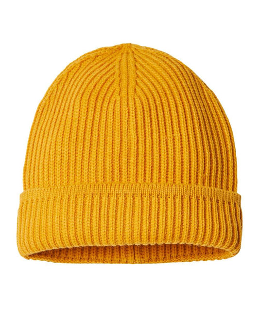 Atlantis Headwear Sustainable Finish Edge Cuffed Beanie - MAPLE