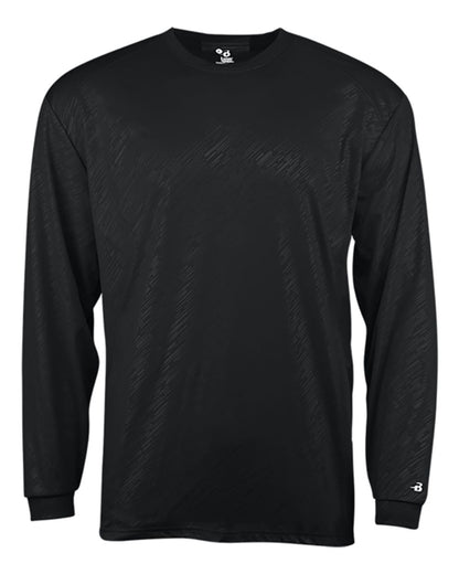 Badger Youth Line Embossed Long Sleeve T-Shirt - 2145