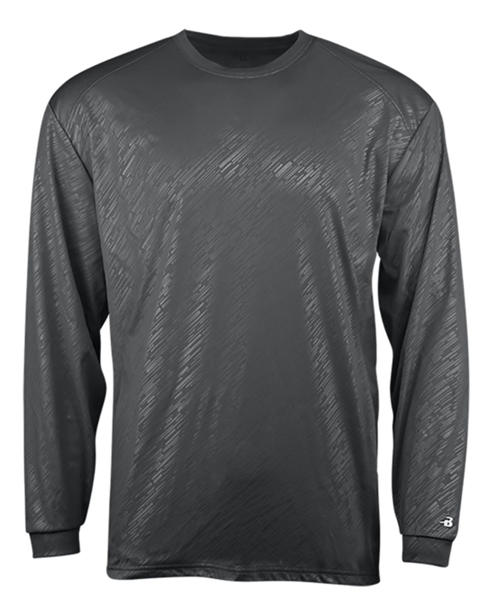 Badger Youth Line Embossed Long Sleeve T-Shirt - 2145