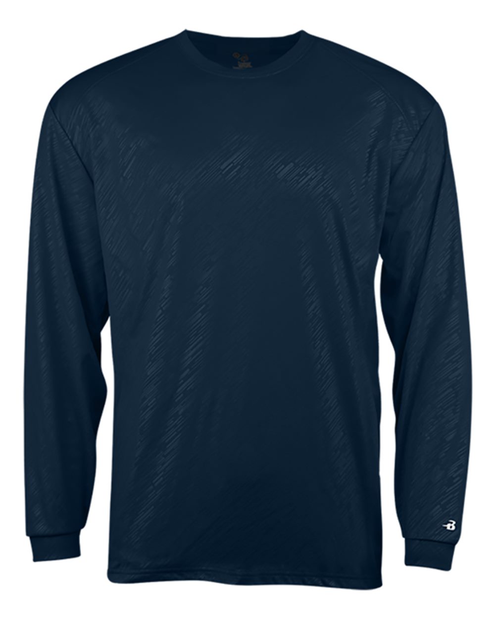 Badger Youth Line Embossed Long Sleeve T-Shirt - 2145