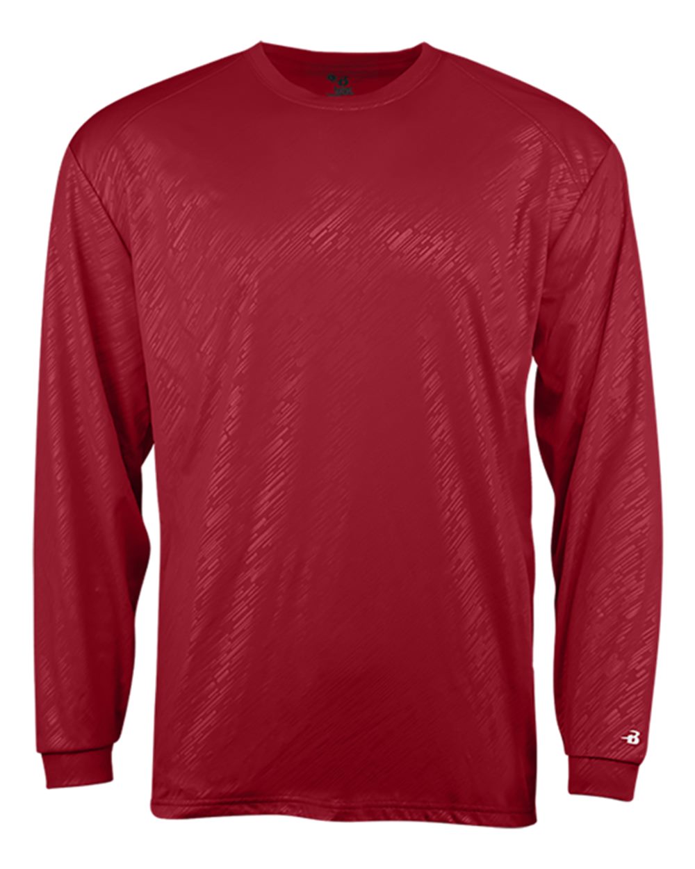 Badger Youth Line Embossed Long Sleeve T-Shirt - 2145
