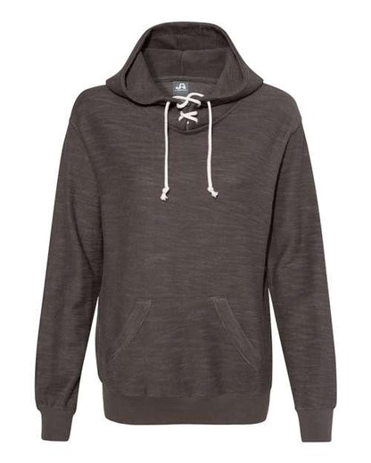Women’s French Terry Sport Lace Scuba Hooded Sweatshirt