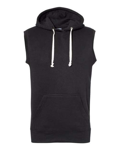 Men's Triblend Sleeveless Hooded Sweatshirt