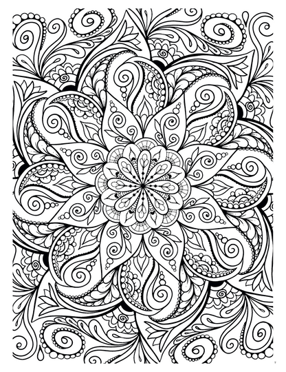 Good Value Adult Coloring Book Planner-8200
