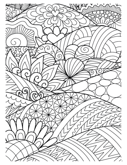 Good Value Adult Coloring Book Planner-8200
