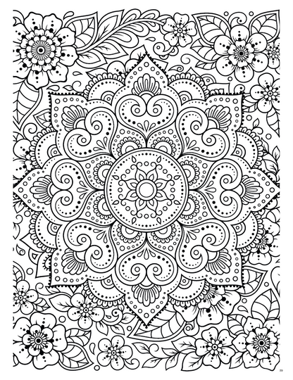 Good Value Adult Coloring Book Planner-8200