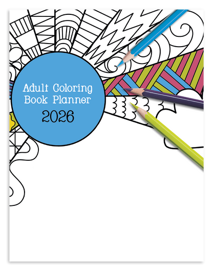 Good Value Adult Coloring Book Planner-8200