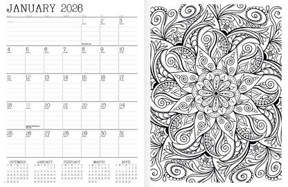 Good Value Adult Coloring Book Planner-8200