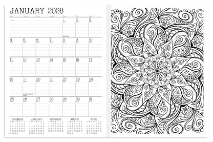 Good Value Adult Coloring Book Planner-8200