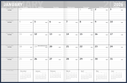 Triumph Calendars Classic Monthly Planner-8203
