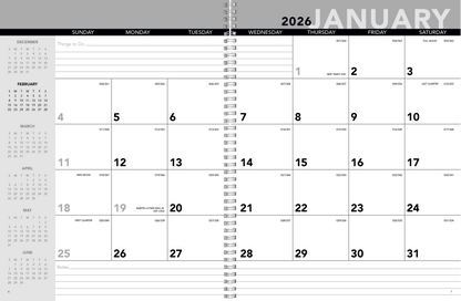 Triumph Calendars Standard Year Desk Planner with Custom Cover-820
