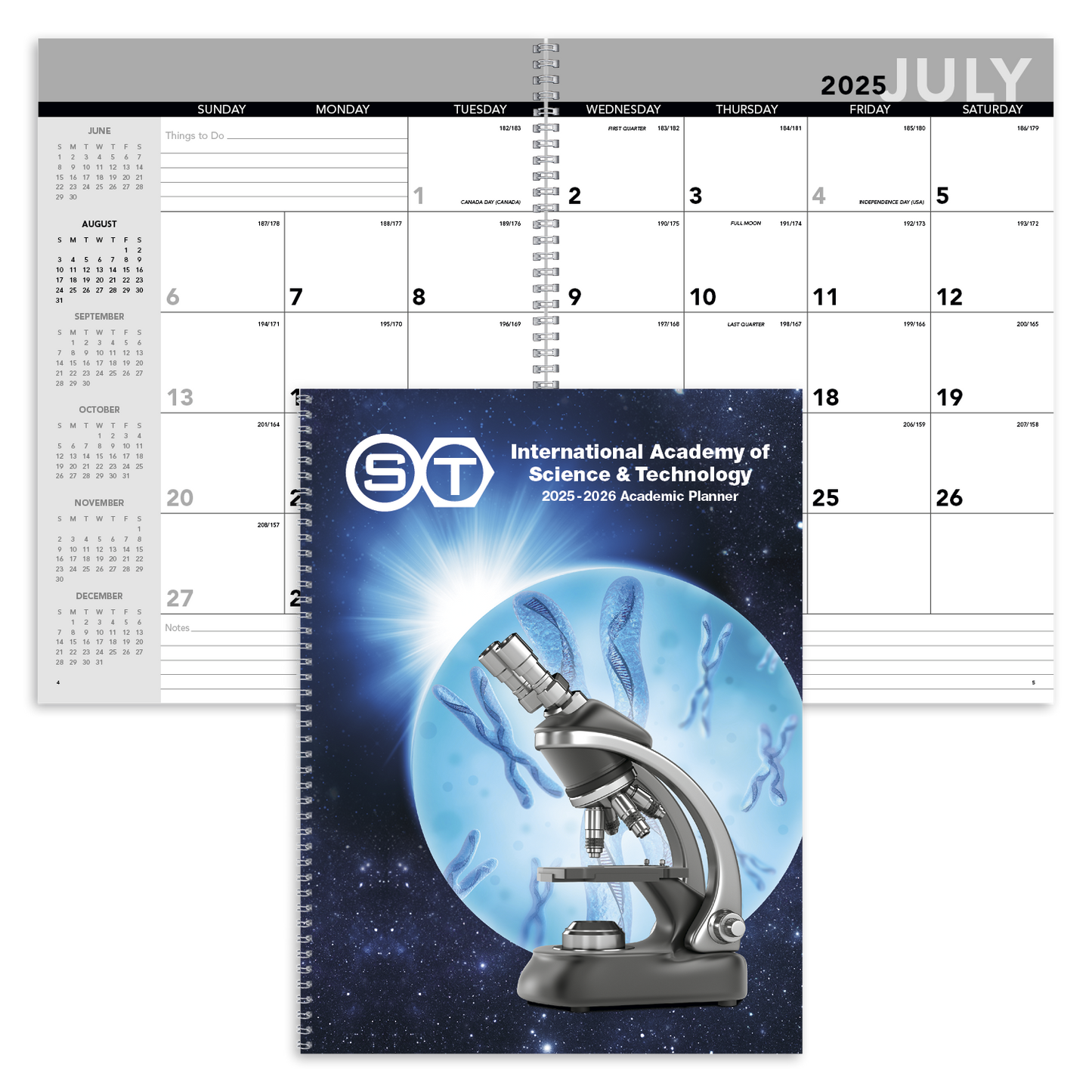 Triumph Calendars Academic Year Desk Planner with Custom Cover-821