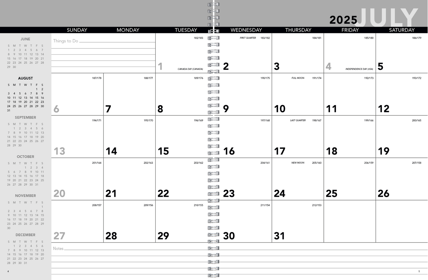 Triumph Calendars Academic Year Desk Planner with Custom Cover-821
