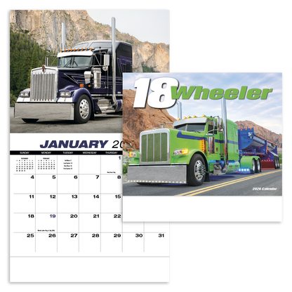 HotLine Products 18Wheeler Wall Appointment Calendar  Stapled-823
