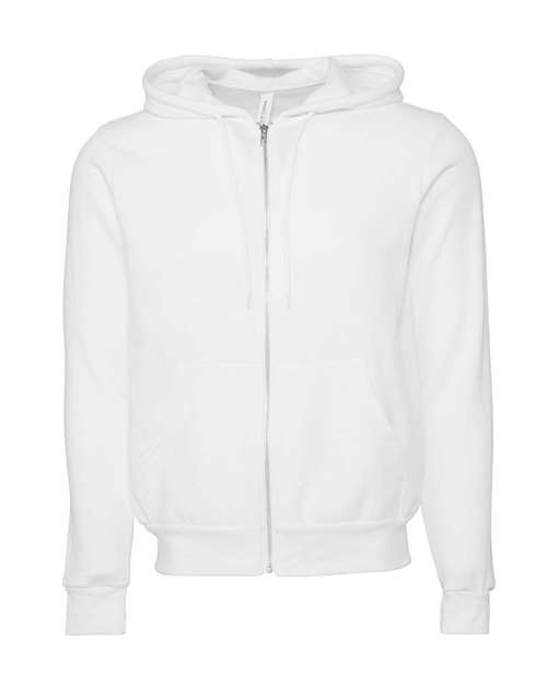 Unisex Sponge Fleece Full-Zip Hoodie Sweatshirt