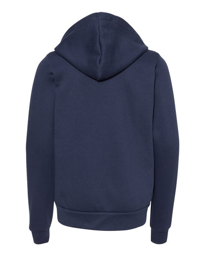 BELLA + CANVAS Youth Sponge Fleece Full-Zip Hoodie - 3739Y