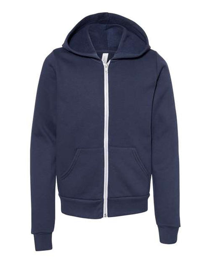 Youth Sponge Fleece Full-Zip Hoodie Sweatshirt