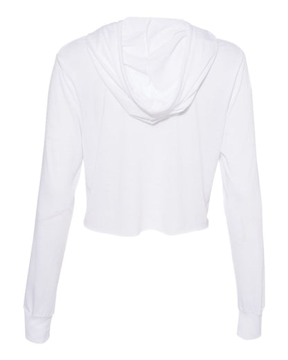 BELLA + CANVAS Women’s Triblend Crop Long Sleeve Hoodie - 8512