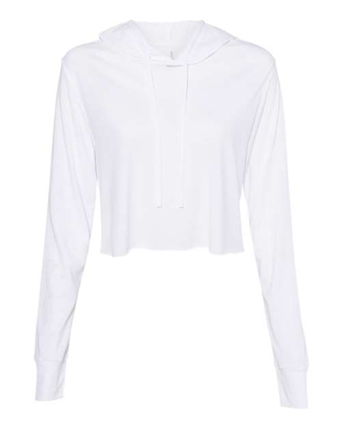 Women’s Triblend Crop Long Sleeve Hoodie Tee