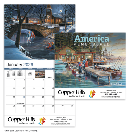 HotLine Products America Remembered Appointment Calendar  Stapled-829