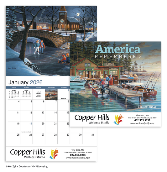 HotLine Products America Remembered Appointment Calendar  Stapled-829
