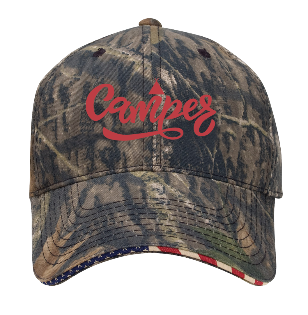 Camo Patriotic Cap-8331