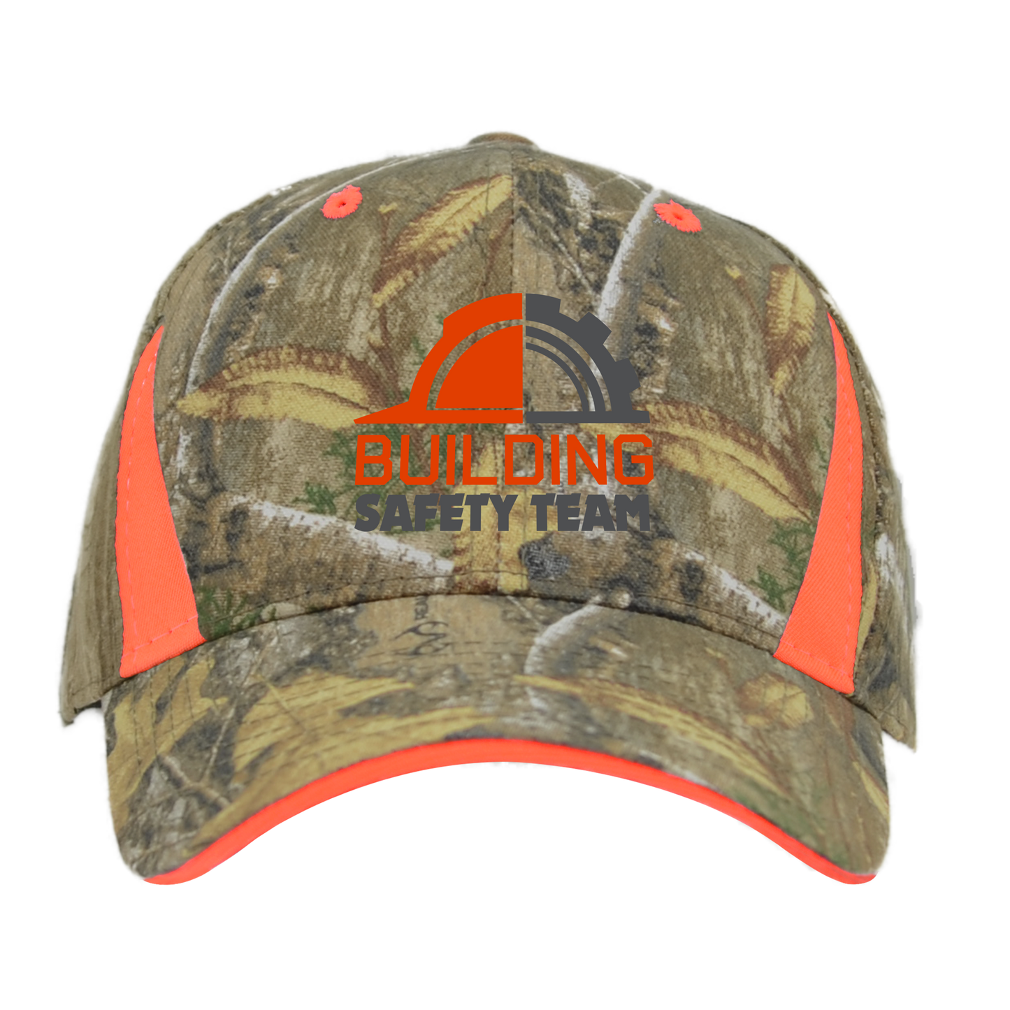 Camo Cap With Blaze Inserts-8343