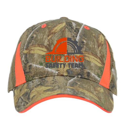 Camo Cap With Blaze Inserts-8343