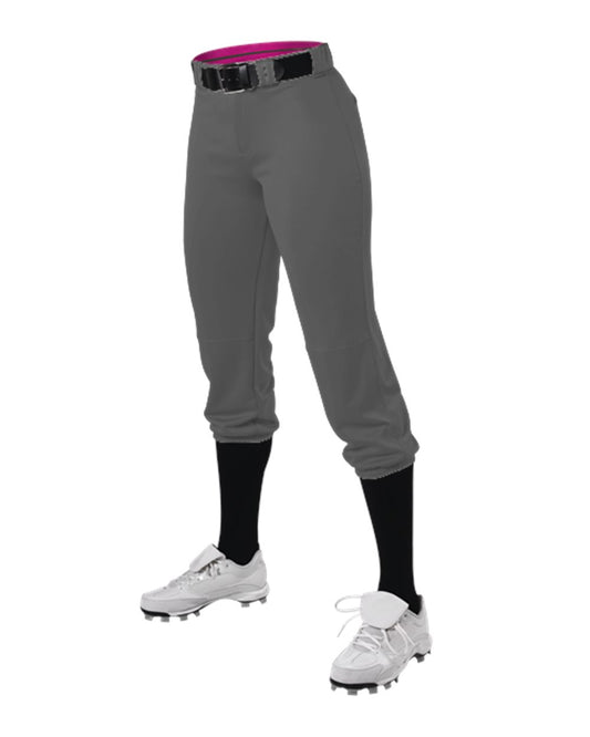 Alleson Athletic Girls' Belted Speed Premium Fastpitch Pants - 615PSG
