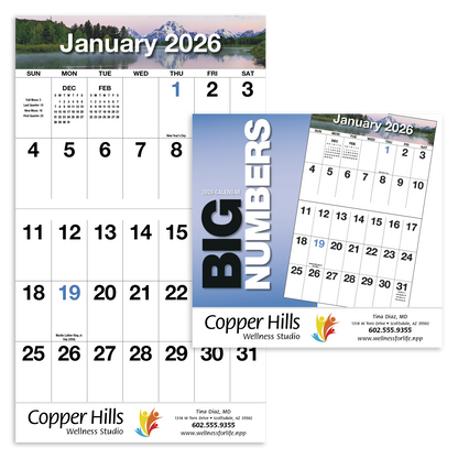 HotLine Products Big Numbers Appointment Calendar  Stapled-841