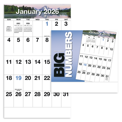 HotLine Products Big Numbers Appointment Calendar  Stapled-841