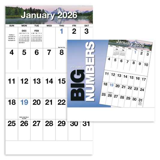 HotLine Products Big Numbers Appointment Calendar  Stapled-841