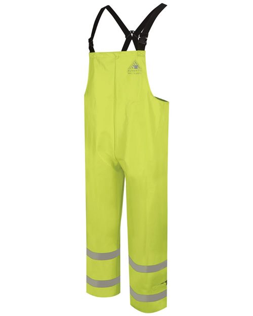 Men's Hi-Visibility Flame-Resitant Rain Bib Overall - 13 oz.